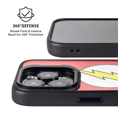 DC Comics The Flash Original Emblem iPhone 16 Pro Kickstand Case